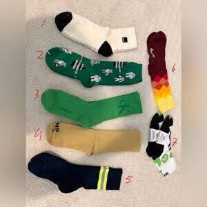 NWOT Calvin Klein Green Women's Socks Bombas